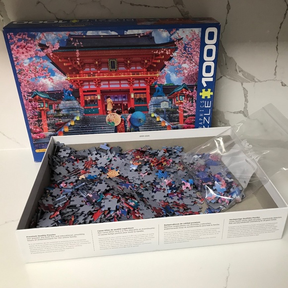 Eurographics Puzzle 1000 Pieces Spring Sakura Japan - Picture 3 of 5